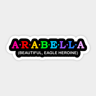 Arabella  - Eagle heroine, beautiful. Sticker